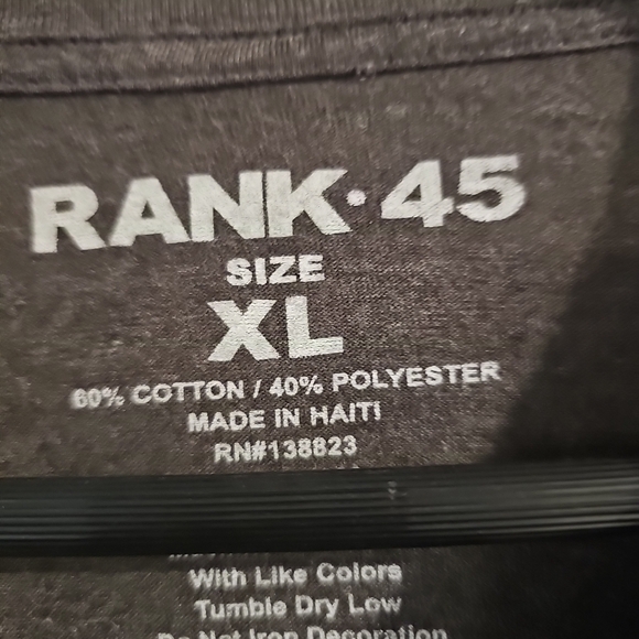 RANK 45 Men's American Original Xtrm Sport Short Sleeve Logo Graphic T-Shirt - Picture 3 of 4